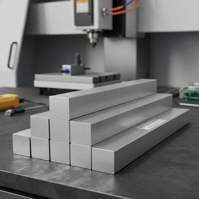 6063 Precision Aluminum Square Bar for CNC Machining Stable Tolerance Smooth Performance