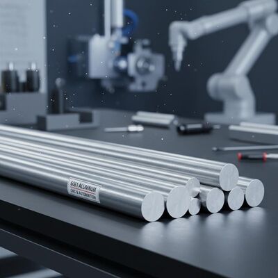 Katı CNC İşleme 6061 T6 Alüminyum Çubuk Isıl İşlem Korozyon Direnci