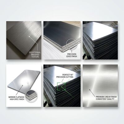Geniş Geniş 304 paslanmaz çelik levha 2000mm Büyük format basınçlı gemi sınıfı levha