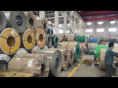 0.12mm - 2mm paslanmaz çelik şeridi cilalı bükme 8K 410 sarmal