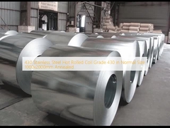 430 Paslanmaz Çelik Sıcak Dolaşan Bobin Sınıf 430 Normal Boyut 1000x2000mm Annealed
